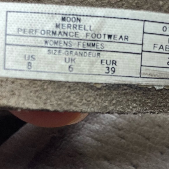 Merrell Leather Sandals  8 Taupe Velcro Juno BackStrap - Picture 16 of 16